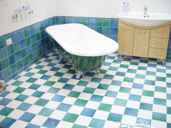 Размер плитки для ванной комнаты