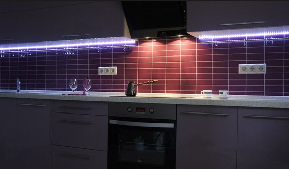 Оптимальное освещение для кухни