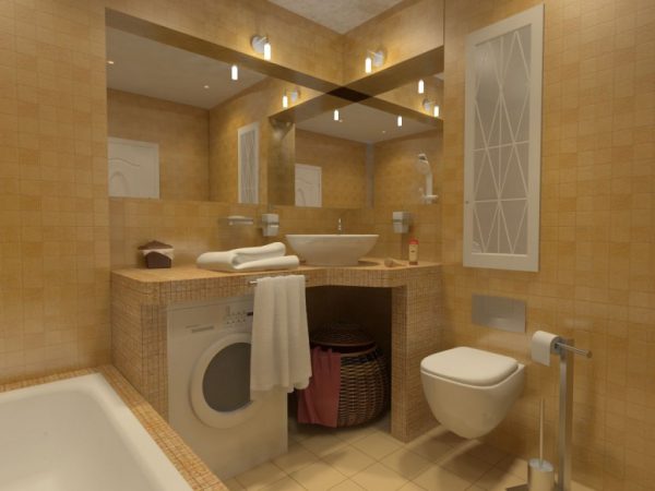 Как сделать дизайн ванной комнаты 6 кв. м функциональным и оригинальным?