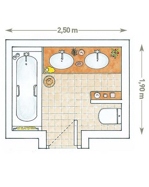 Дизайн совмещенного санузла: примеры интерьеров с фото