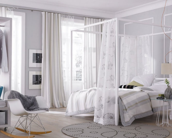 Красивые шторы в спальню — креативные идеи