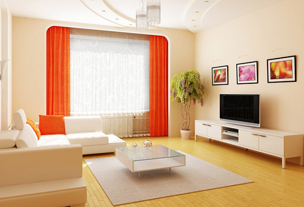 Дизайн штор для гостиной: основные правила декора