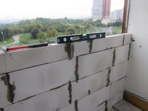 Утепление балкона и лоджии пеноблоками