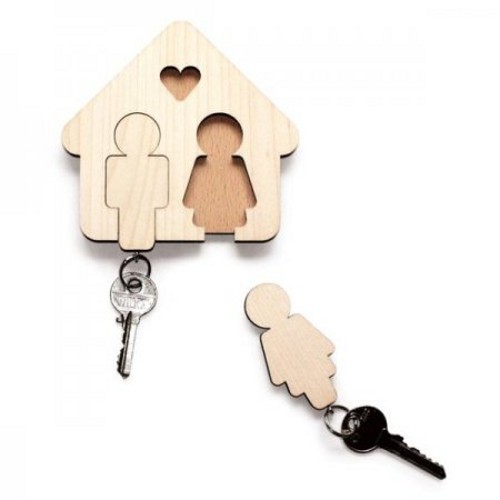 Вешалка для ключей, как оригинальное украшение дома 