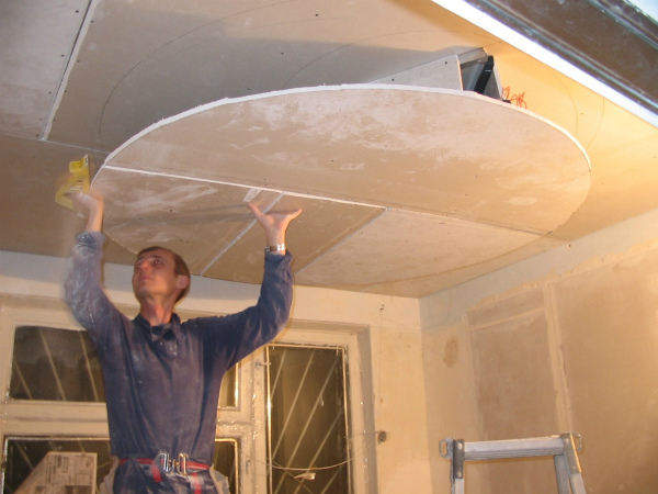 
				Как проводится отделка потолка гипсокартоном своими руками