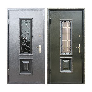 Входная дверь в частный загородный дом, металлические и другие варианты