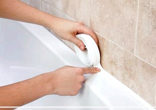 Бордюрная лента для ванны – герметизируем швы легко!