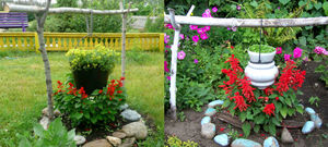 Дачные поделки своими руками для украшения сада: идеи и фото
