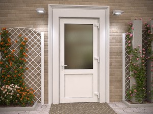 Входные стеклянные двери: совокупность решения декоративной и защитной функции