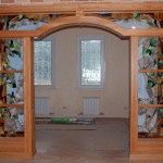 Изготовление и монтаж деревянной арки