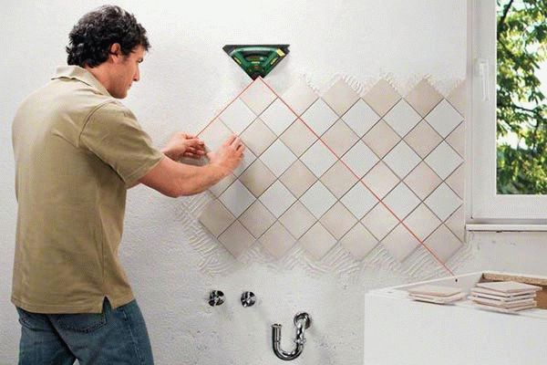 Правила облицовки стен керамической плиткой