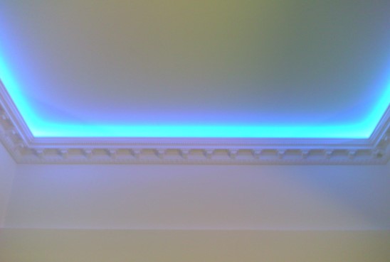 Подсветка потолка светодиодной лентой своими руками