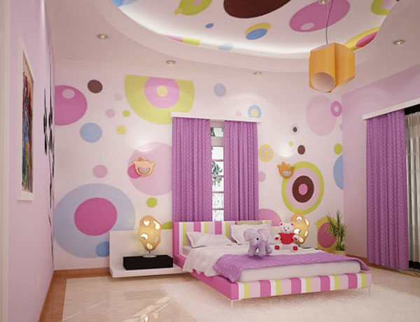 Дизайн для детской комнаты девочки-подростка