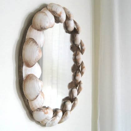 Идеи декорирования зеркала своими руками: частичка лета в Вашем доме 