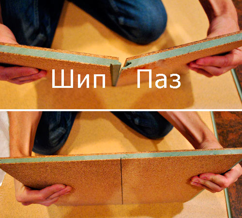 Укладка пробкового ламината своими руками, плюсы и минусы пробкового пола