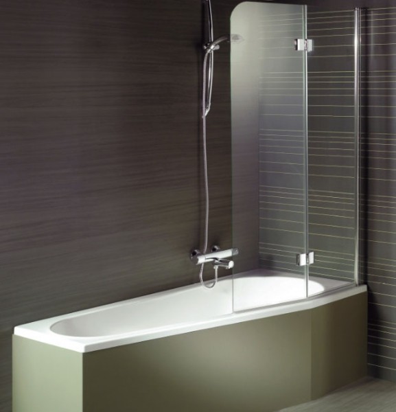 Дизайнеры советуют: декорируем ванную при помощи стеклянных шторок