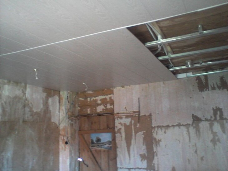 МДФ панели для потолка – простой ремонт своими руками