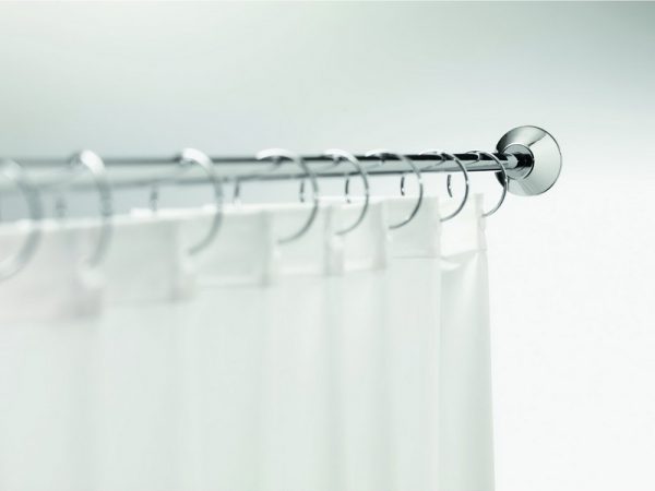 Выбор штанги для шторы в ванную и ее установка