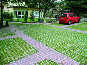 Решётка газонная бетонная: преимущества и достоинства
