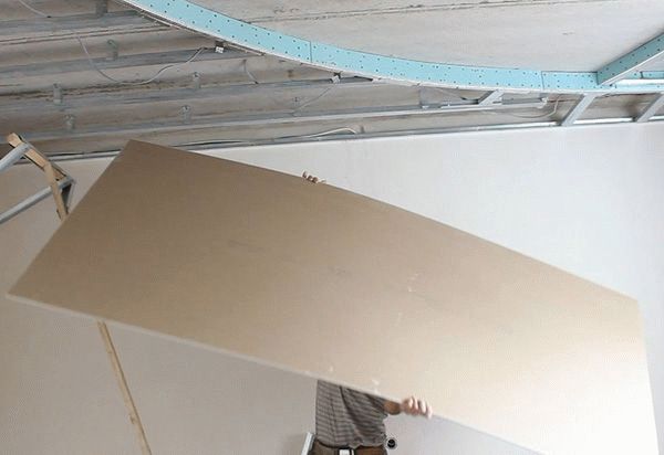Потолок из гипсокартона — делаем своими руками
