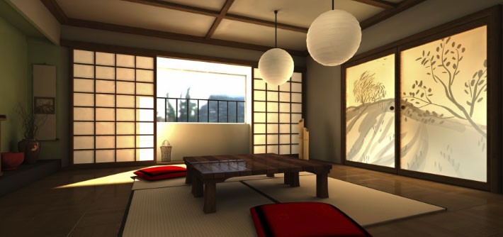 Как подобрать цвет штор для японского интерьера: советы дизайнера