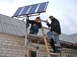 Установка солнечных батарей на балконе