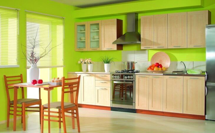 Моющаяся краска для стен кухни: разновидности материала и технология окрашивания