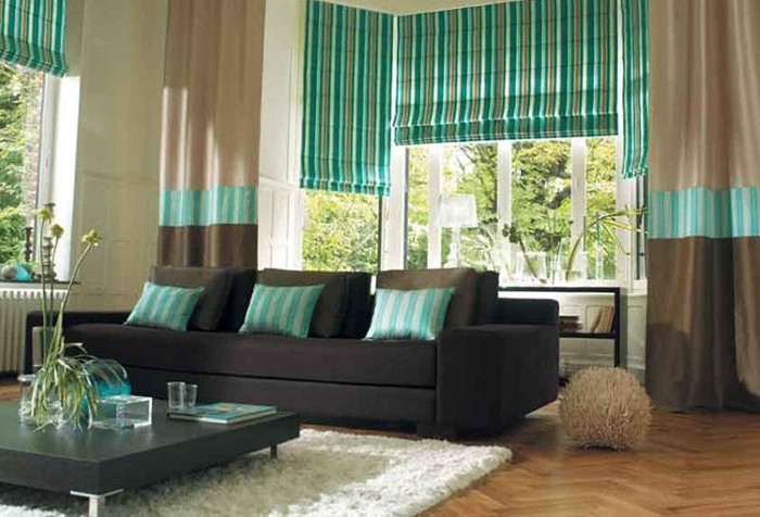 Дизайн штор для зала: стиль, ткань и цвет