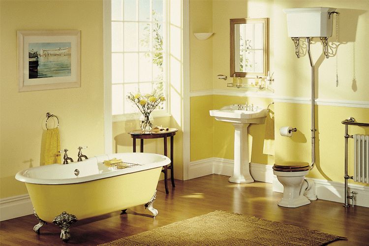 Секреты и особенности покраски ванной комнаты