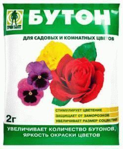 Стимулятор цветения Бутон — назначение и способ применения.