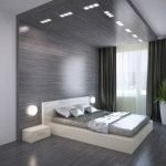 Варианты отделки спальни: стильное оформление стен и потолков