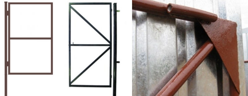 Как сделать откатные ворота из профнастила – технология изготовления, монтаж и установка