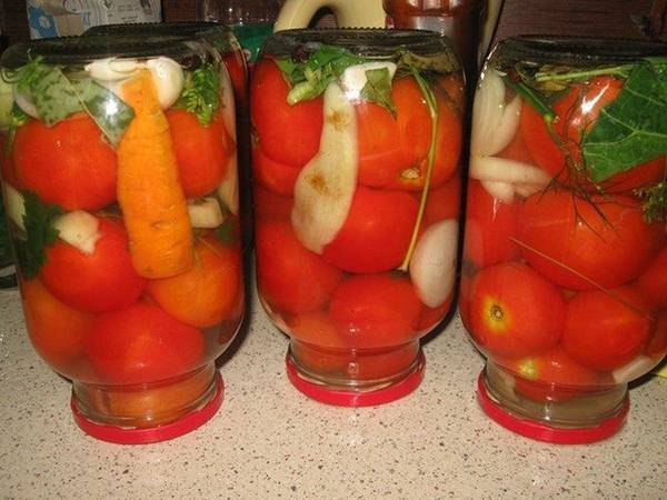 Рецепт консервированных помидоров Пальчики