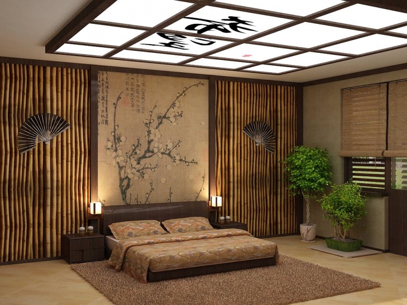 
	Спальня в японском стиле: интерьер, акценты, мебель	