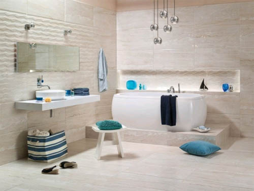Ванная комната в морском стиле 