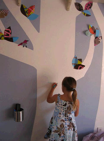 Интерьер детской комнаты своими руками: совместное творчество 
