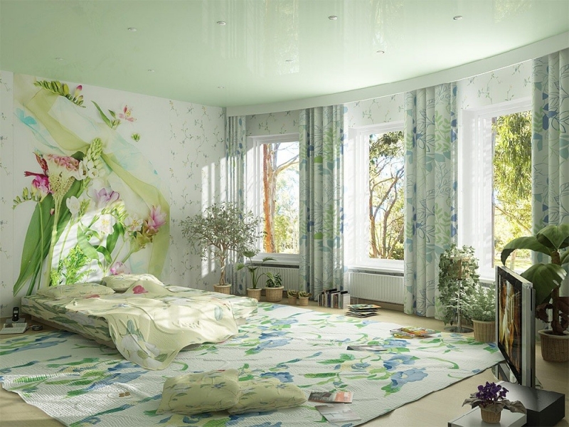 
	Покраска стен в спальной комнате: дизайн, материалы, шумоизоляция (фото и видео)	
