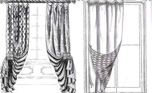
	Дизайн штор для спальни: основные разновидности материала	